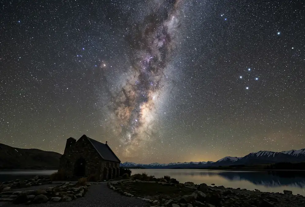View of Aoraki Mackenzie Stargazing