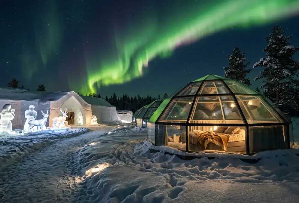 Arctic SnowHotel & Glass Igloos