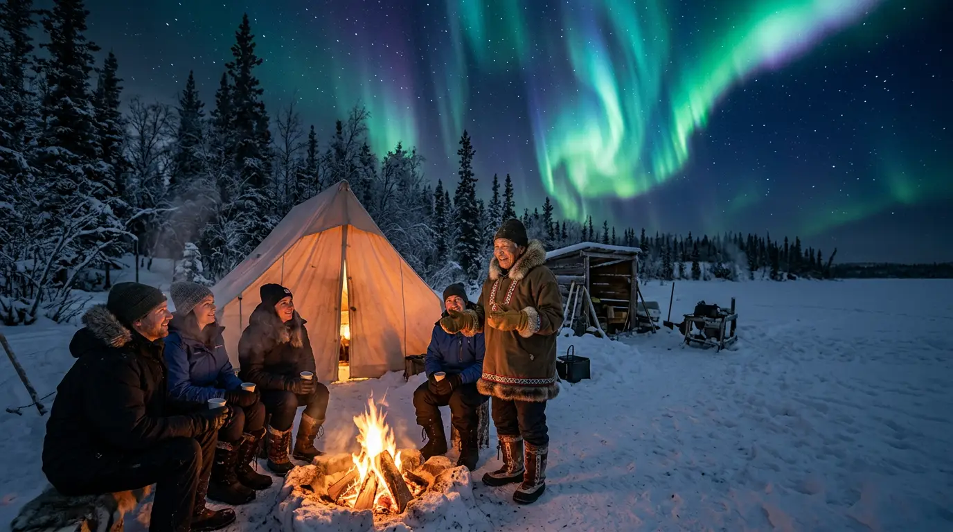 Aurora Viewing Under the Dene Skies