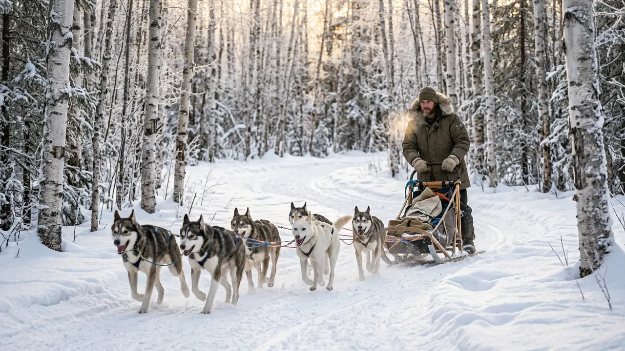 Dog Sledding Tour in Fairbanks