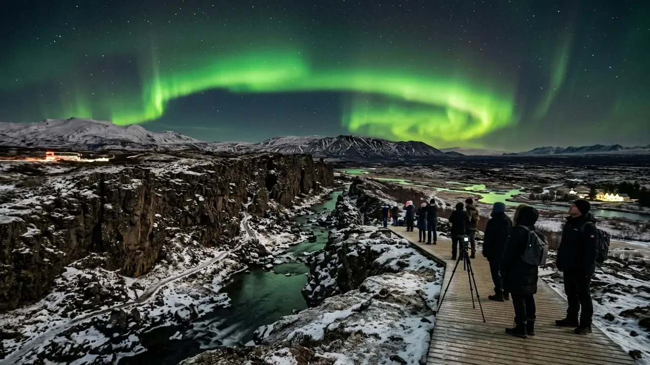 Golden Circle & Northern Lights Combo Tour