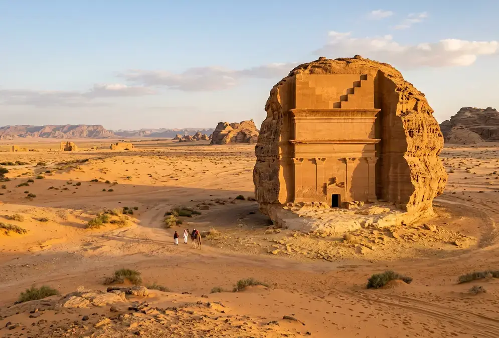 Hegra Day Tour & Gharameel Stargazing