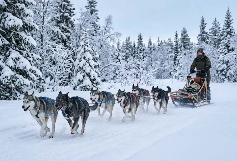 Husky Safari Dog Sledding Tour in Tromsø
