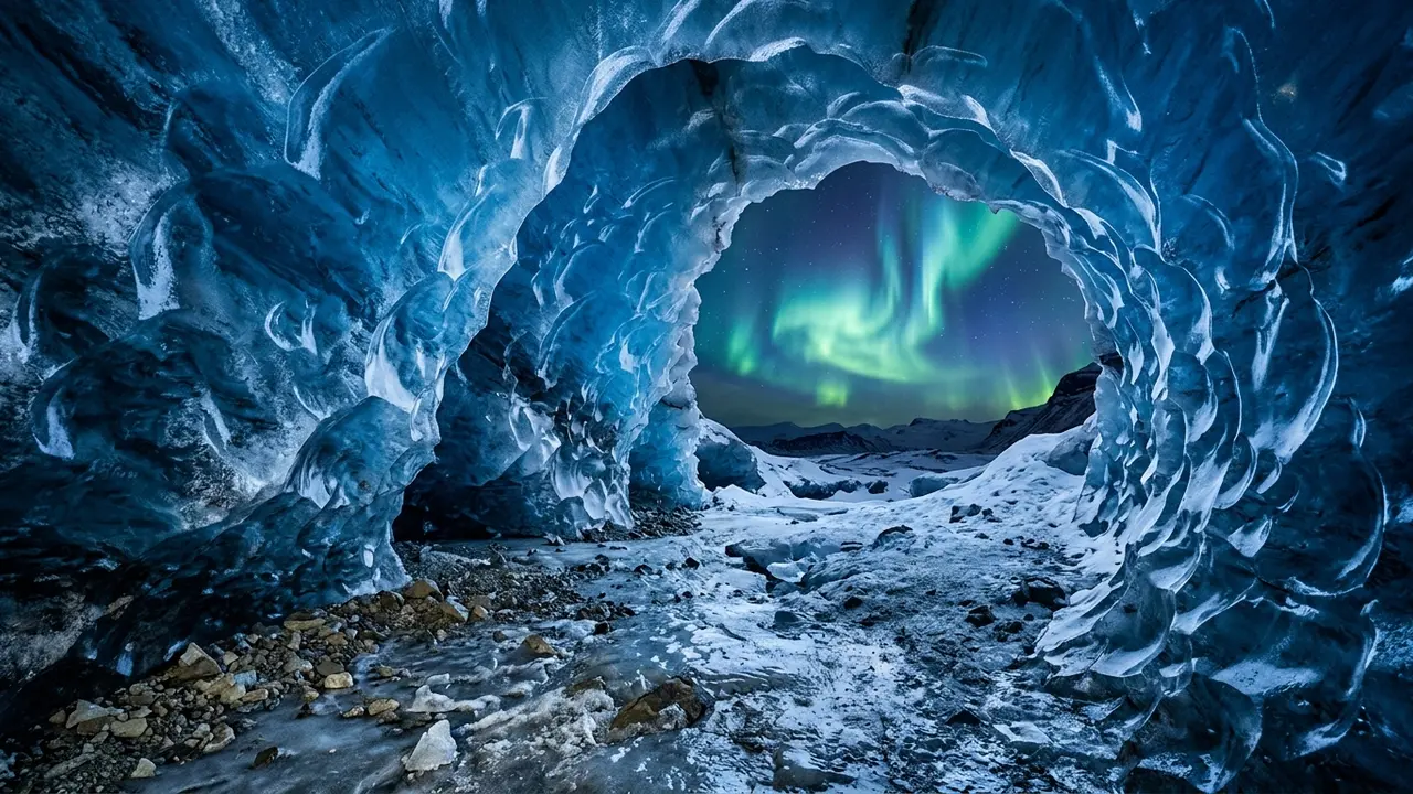 Ice Cave & Aurora Tour at Vatnajökull Glacier
