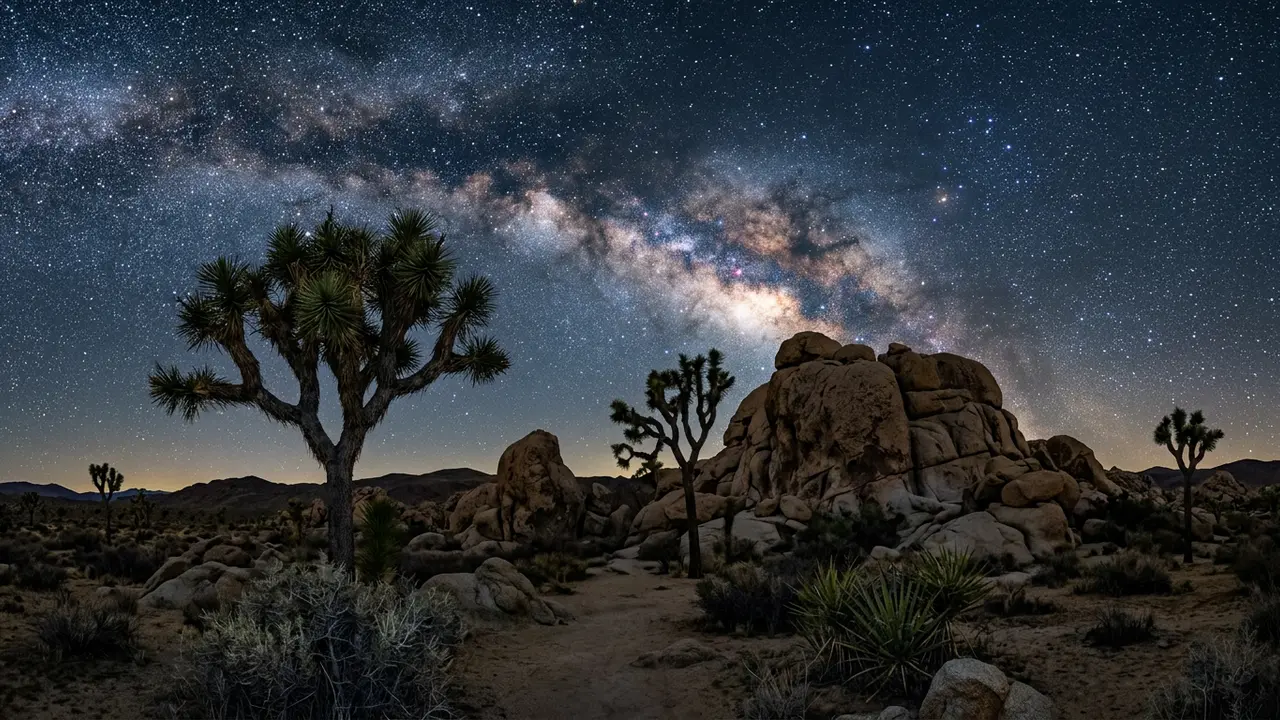 View of Joshua Tree National Park