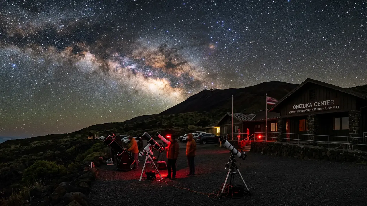 Onizuka Center for International Astronomy Visitor Information Station Free Stargazing Program
