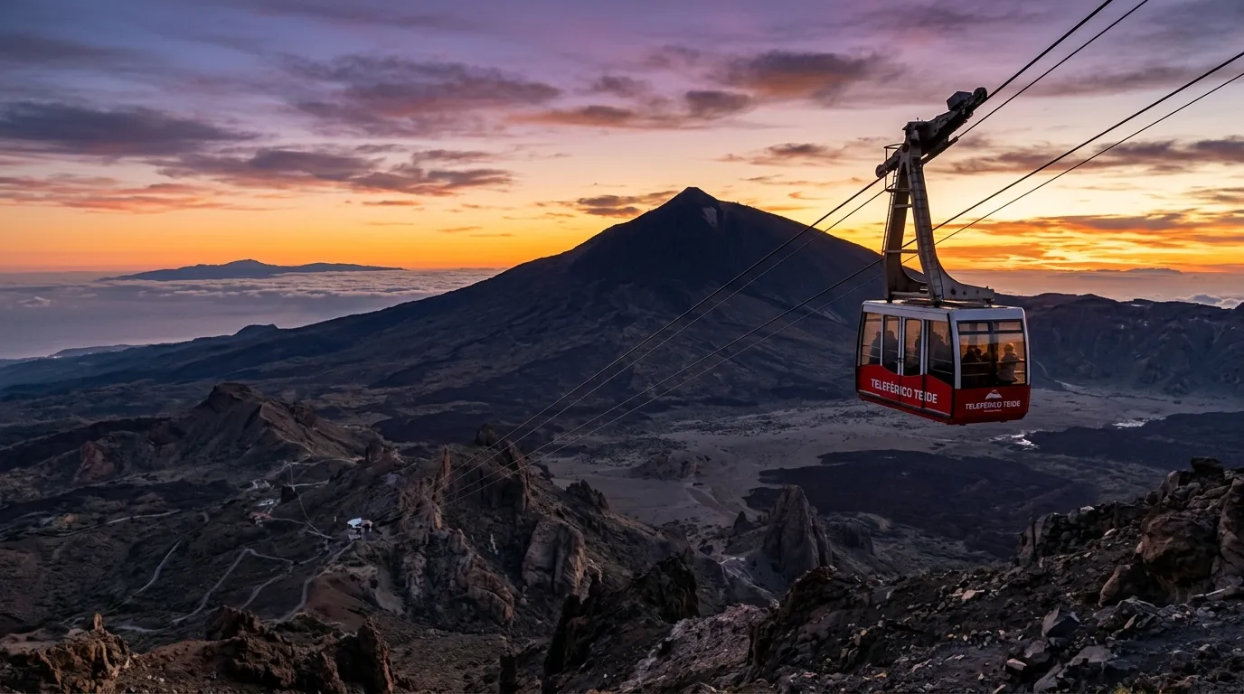 Teide Cable Car Sunset & Stargazing Tour