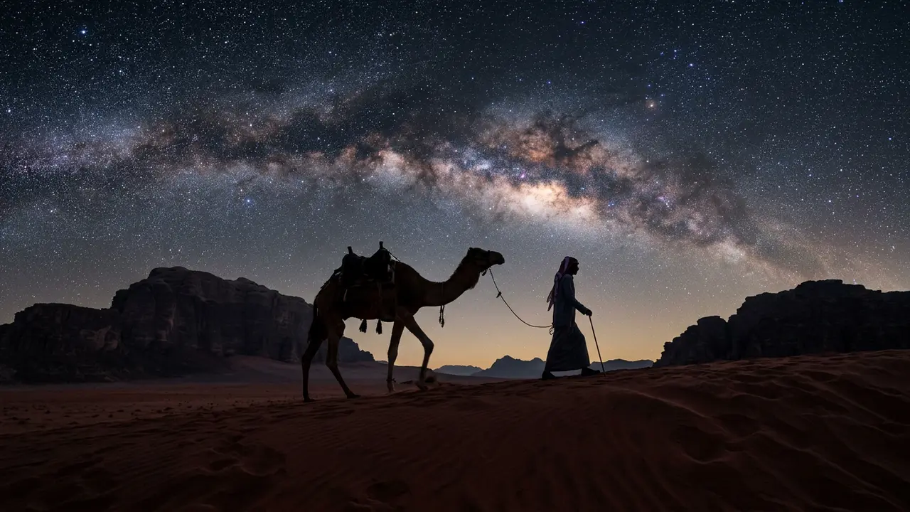 Camel Trek Under the Stars – Wadi Rum